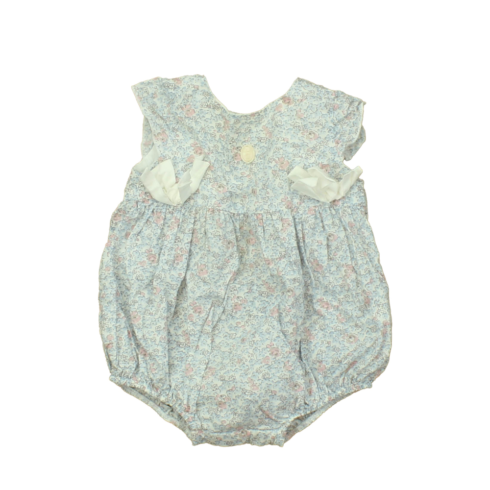Purete du bebe Girls White | Blue | Pink Romper size: 6 Months